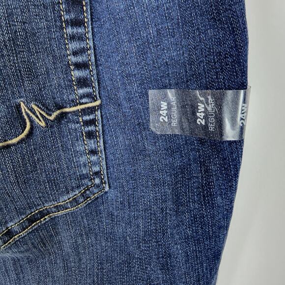 Maurices Mid Rise Skinny Jeans Womens 24W Medium Wash Stretch Ankle Classic - Picture 7 of 13